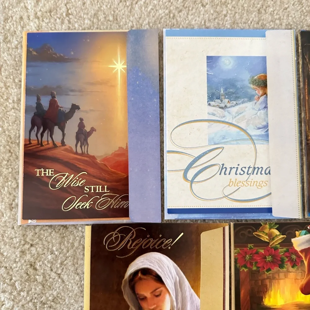 New 5 of Religion cards with envelopes.